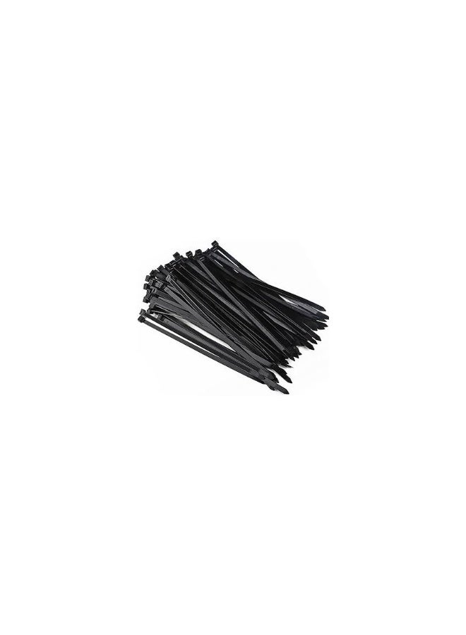 Cable Tie Black 48mm Width 300mm Length Heavy Duty Nylon UV Resistant